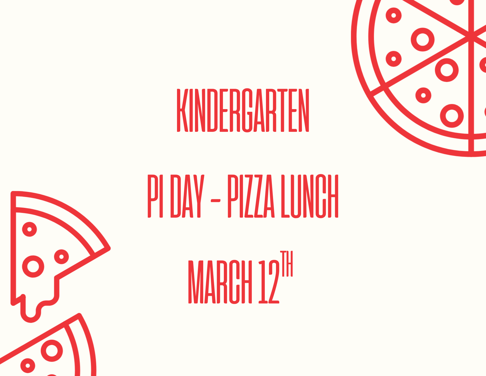 Kindergarten Pi Day Celebration