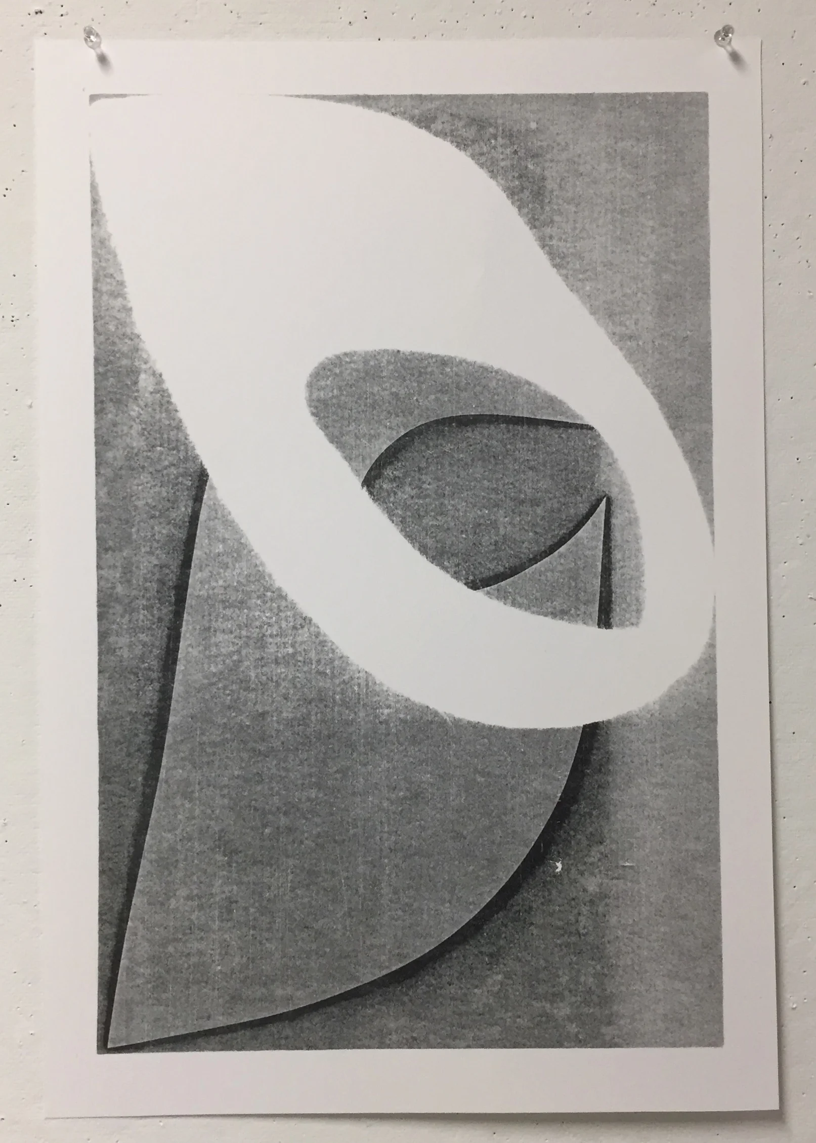  V, 2018  Monotype, 15 x 22 in. 