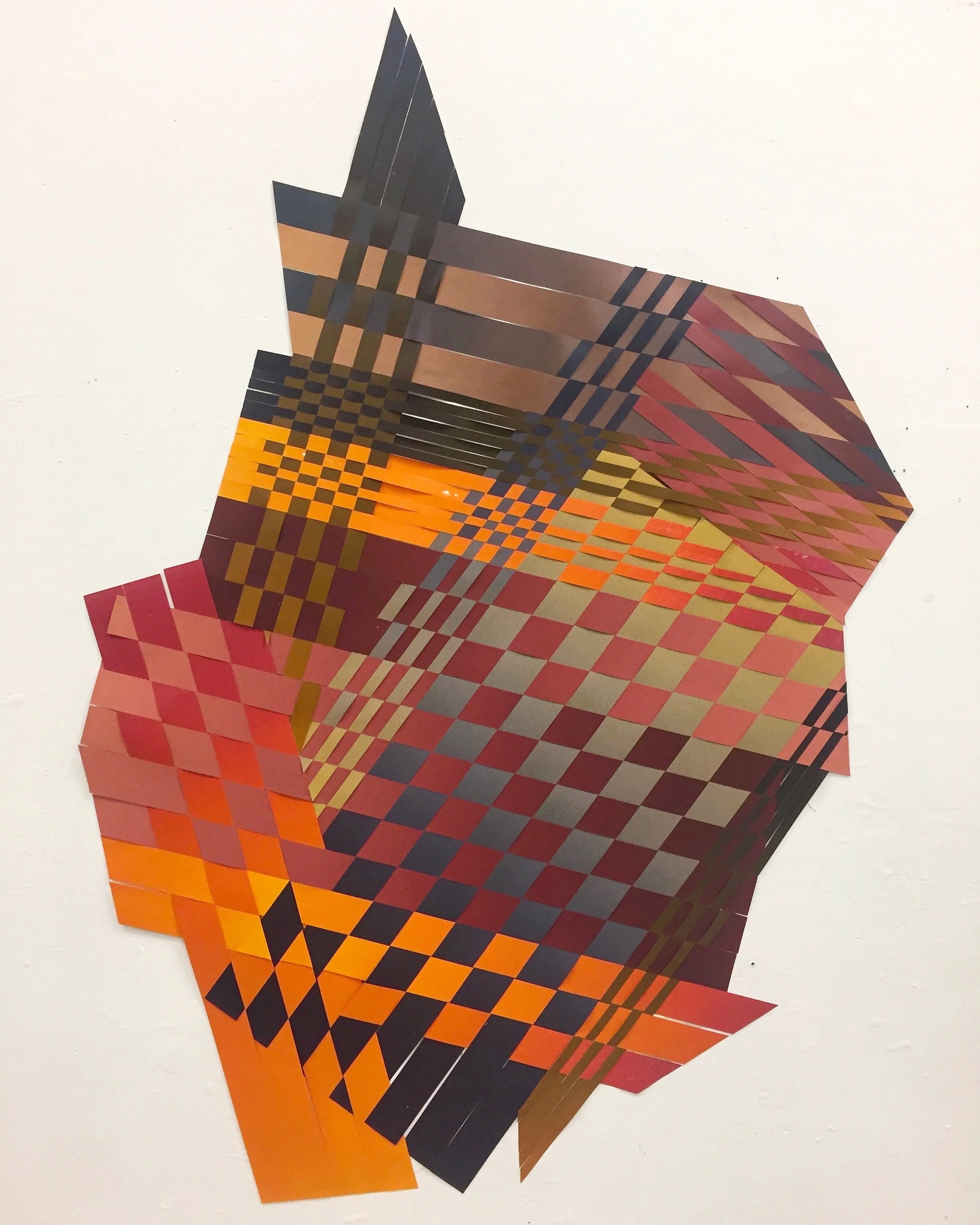  Untitled, 2016  Woven Monotype, 5.5’ x 4 ft.  