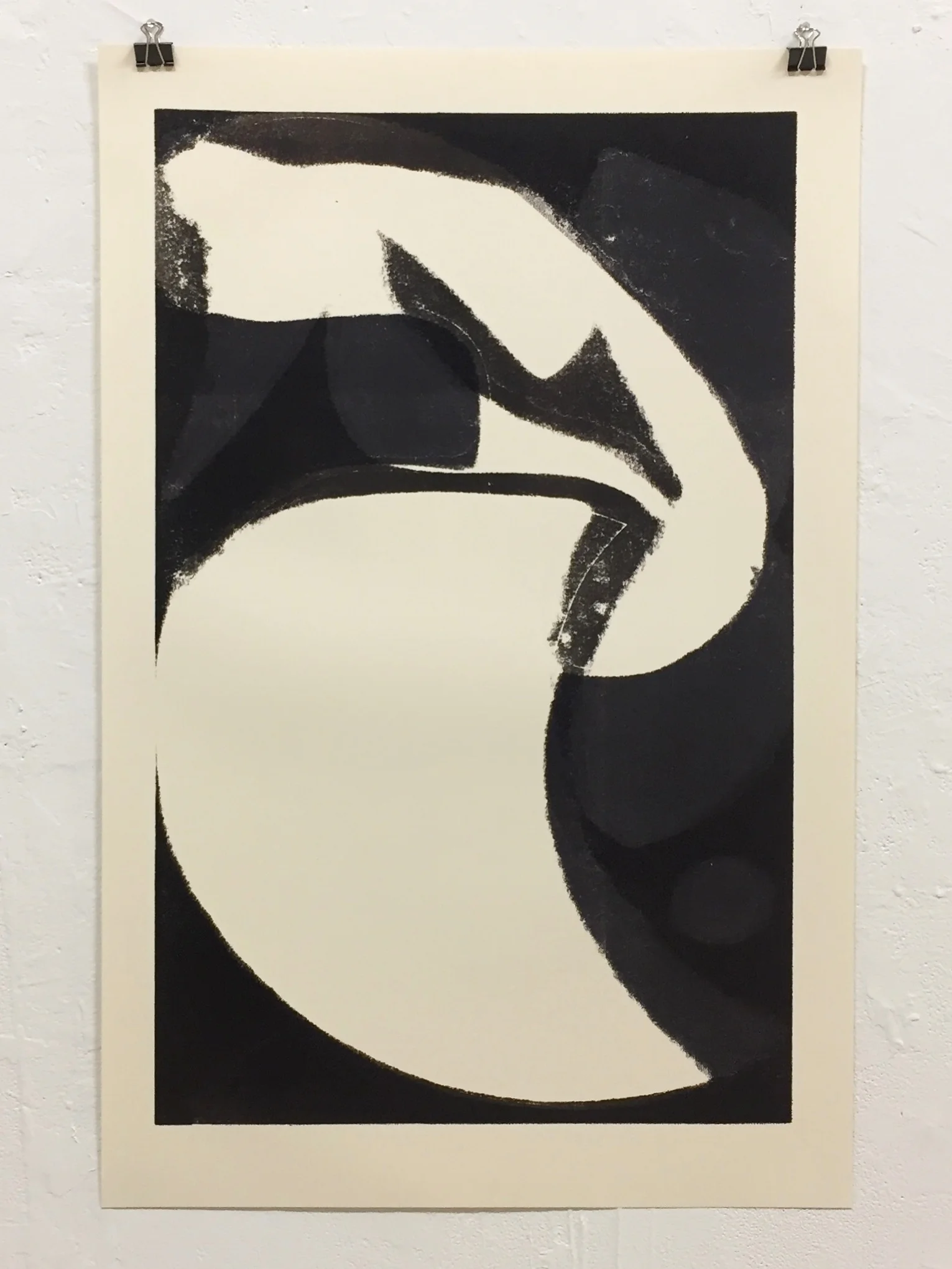  II, 2018  Monotype on Mowhawk Superfine Cover-weight paper 40” x 26” 