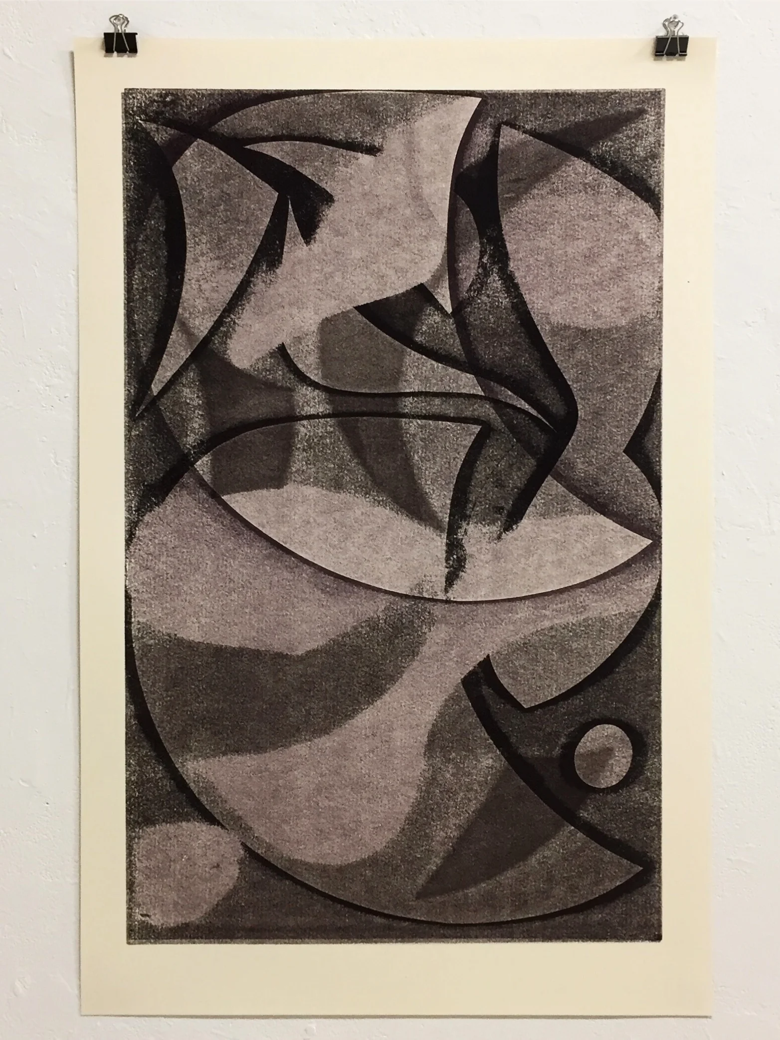  VI, 2018 Monotype on Mowhawk Superfine Cover-weight paper 40” x 26” 