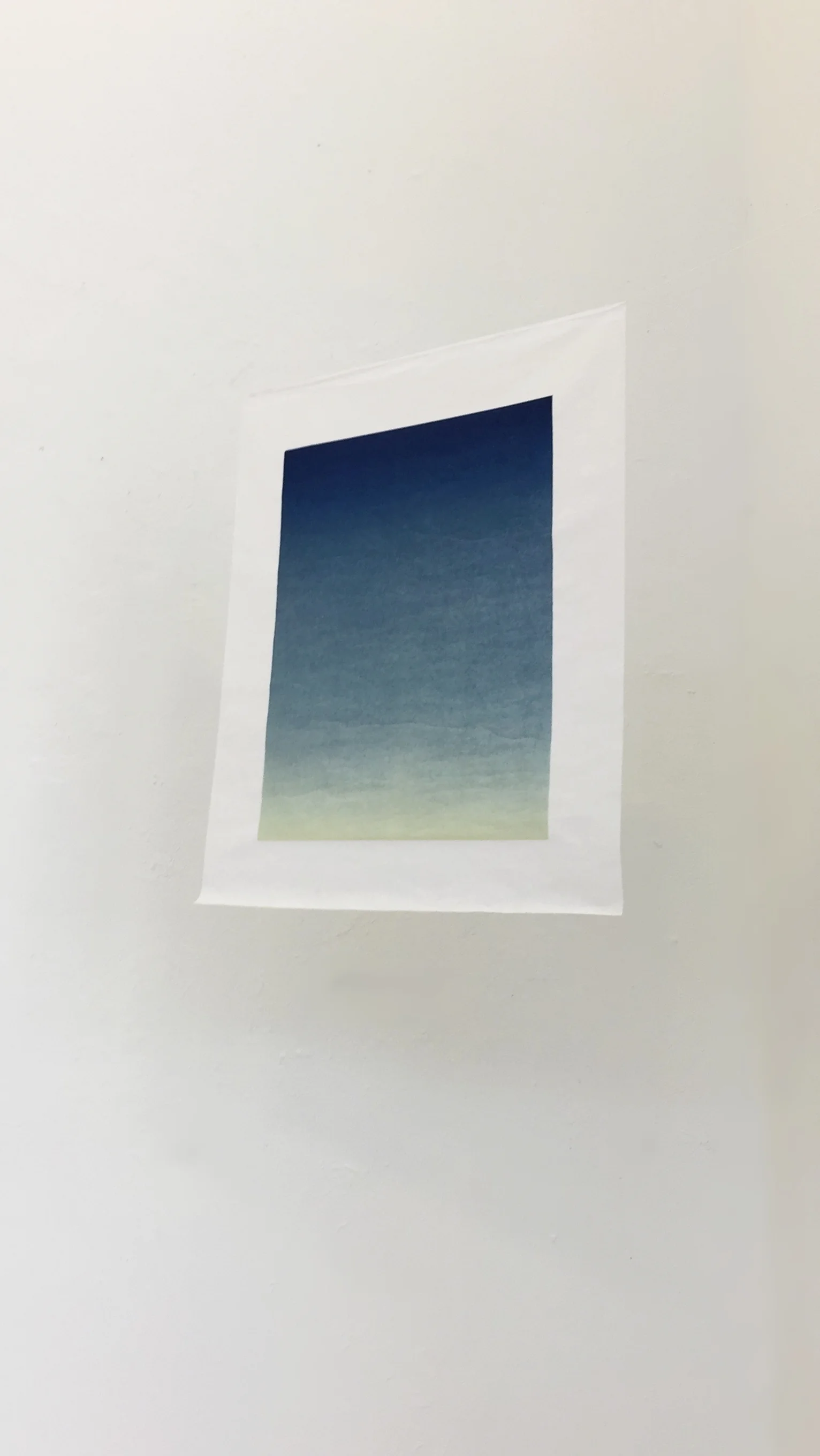  Liminal Object I, 2018  Monotype on Gampi 