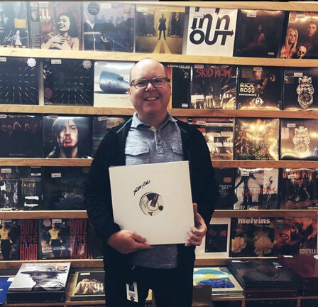 Lucky winner Ron at Plaid Room, Cincinnati