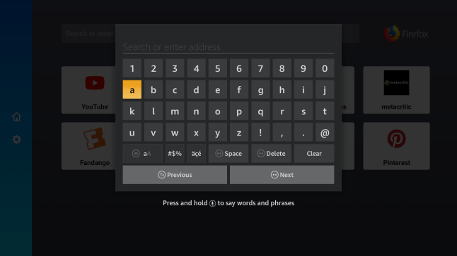 Option 2 - Alphabetical Grid