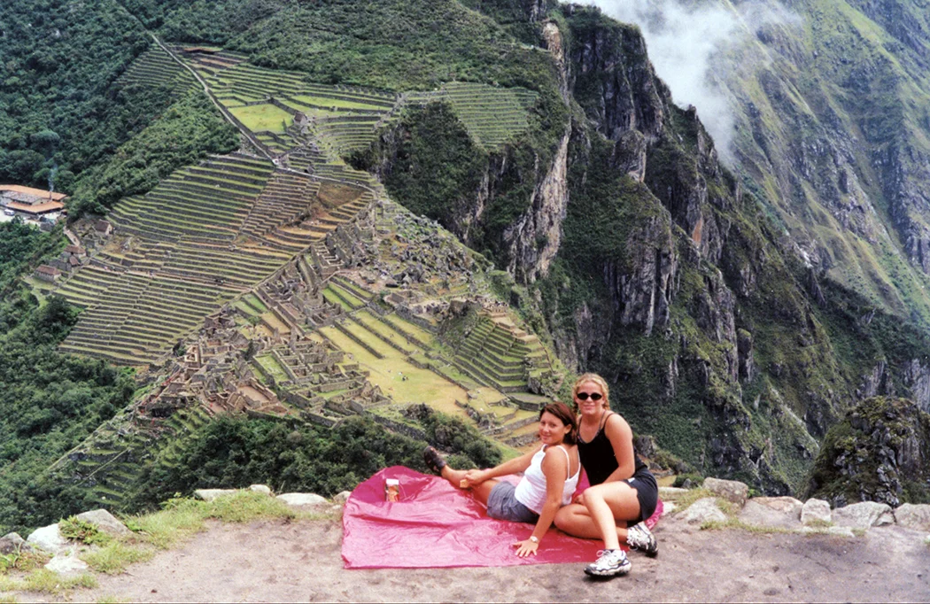 My sister and I in Machu Picchu, Peru.