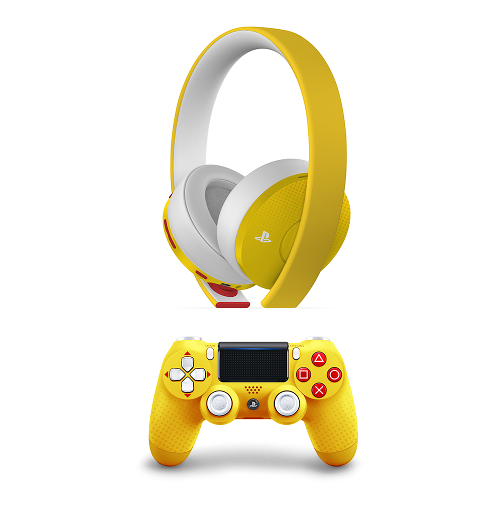 Dualshock 4 Controller Concept - Pop Yellow