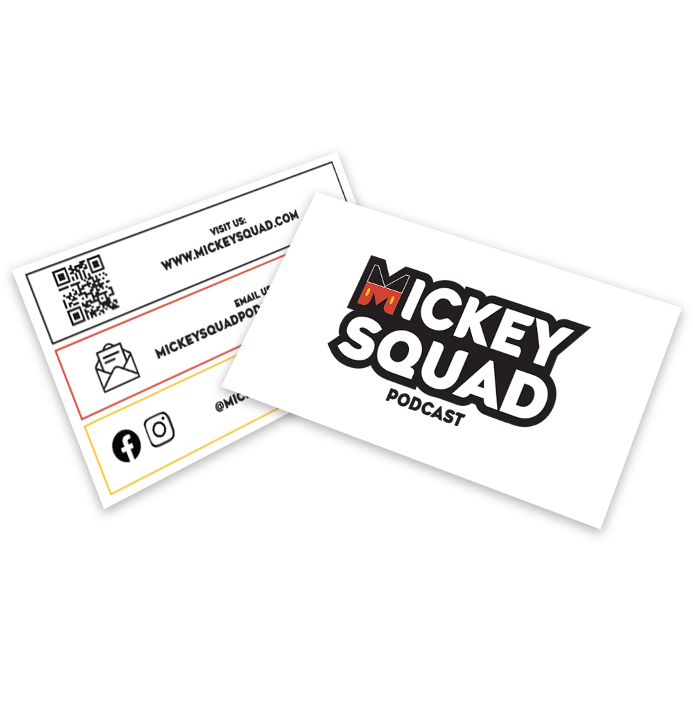 Mickey Squad Podcast Business Cards