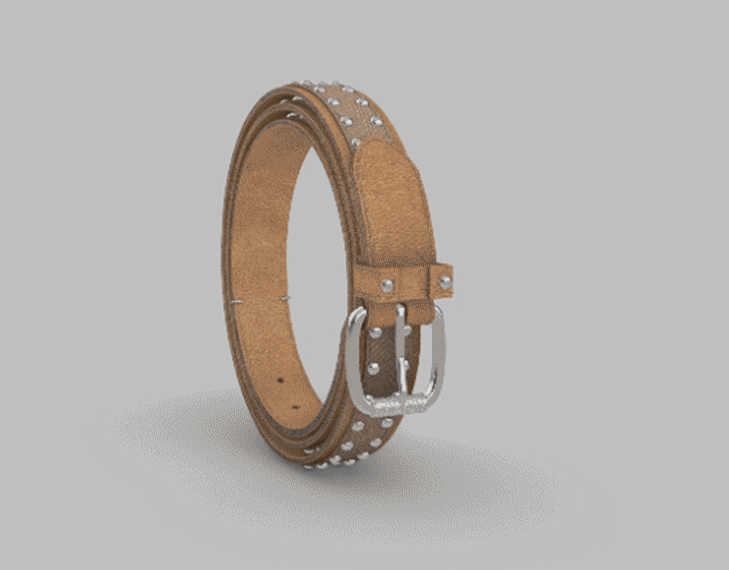   3-D  Rhino  CAD.    Spring Belts Collection: John Varvatos STAR line.    All Product Images, Hardware and Straps |  Belts Designs, Illustrations are original / designed for this Collection.  