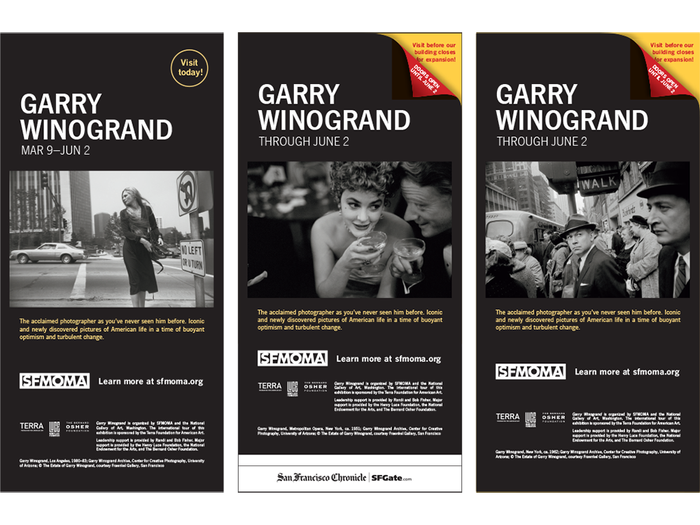 Garry Winogrand print ads