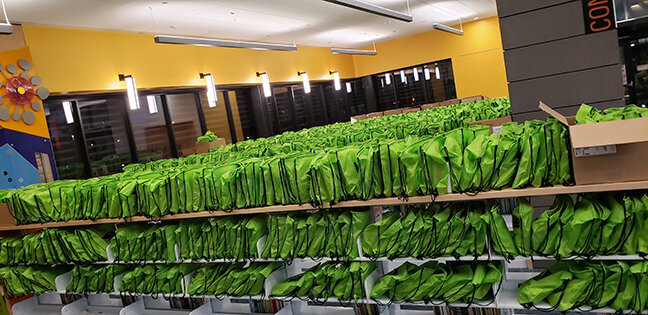 3000+ Bags being prepared for distrib at schools.jpg