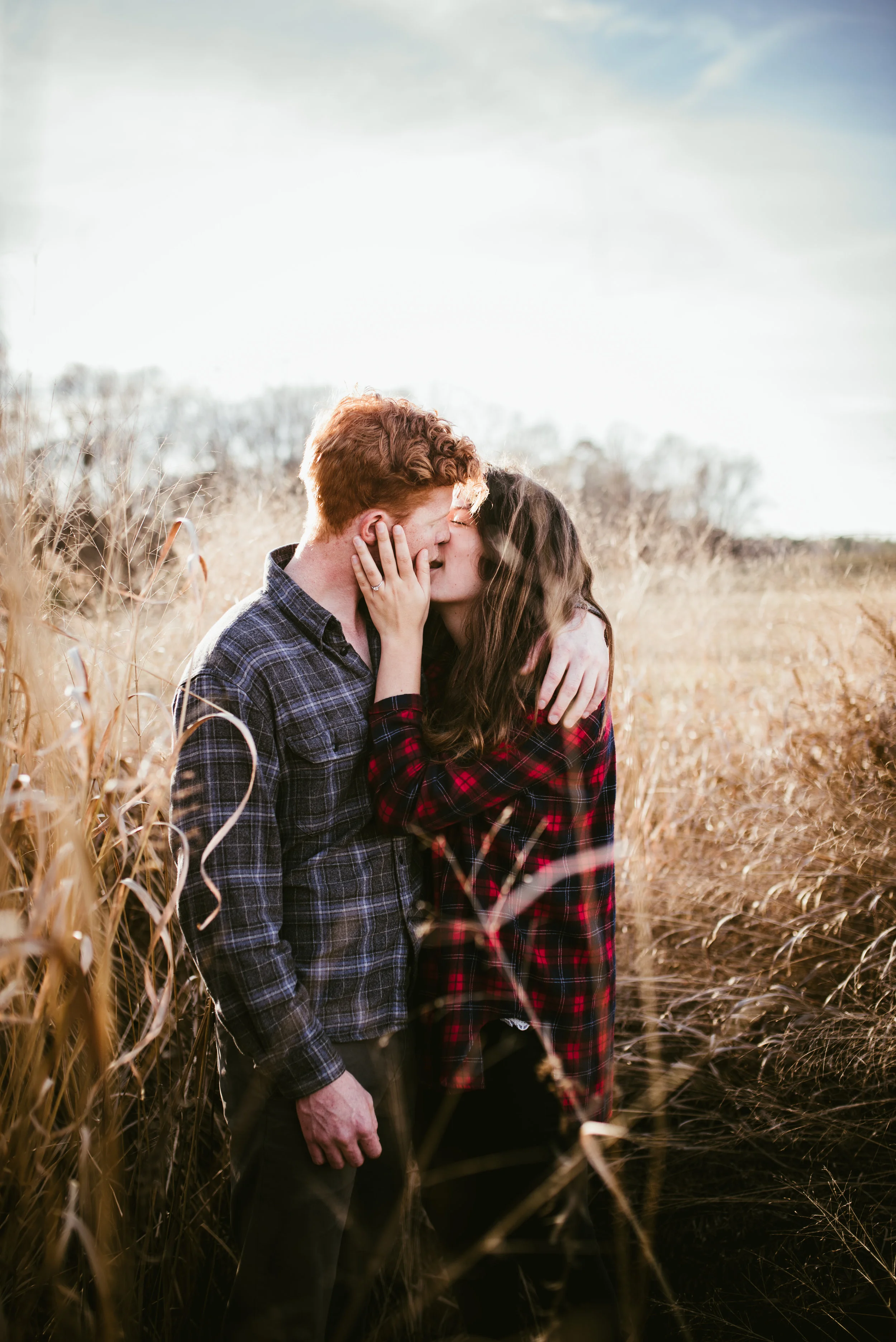 raleigh photographer - raleigh engagement - waterfall engagement - outdoors engagement