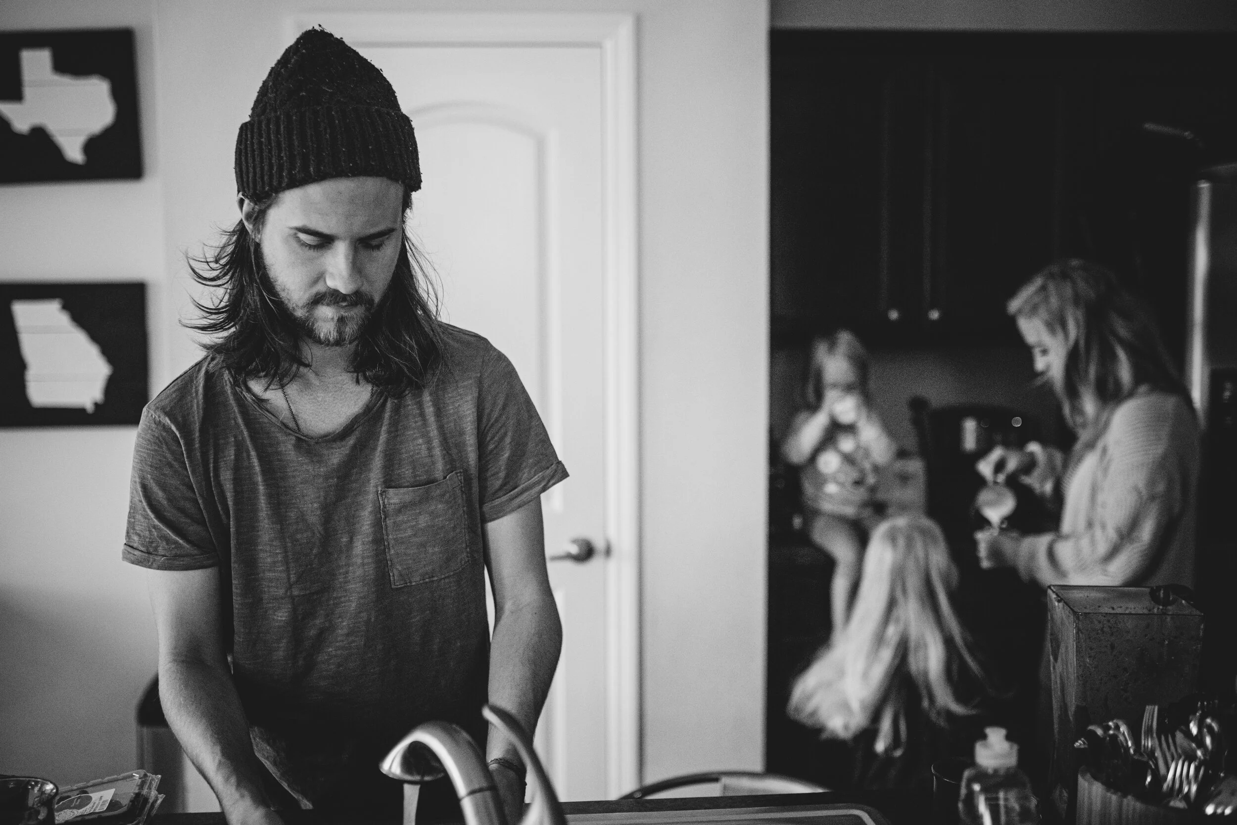 Raleigh Photographer - North Carolina family photographer - in home family session - in home engagement