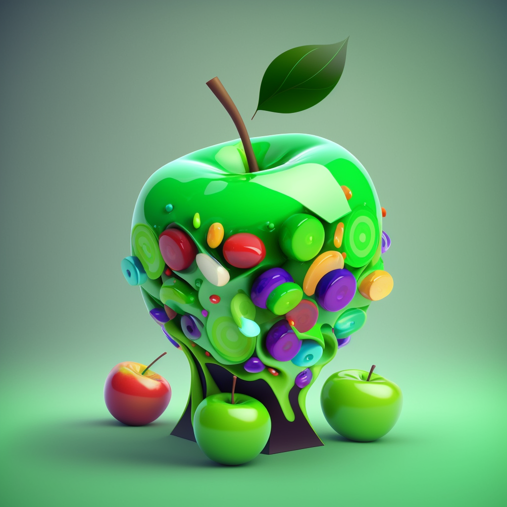 mimigreen_make_green_apple_with_candies_--v_4_39b884b8-ef65-4534-b5cf-5ac3d23e18e1.png