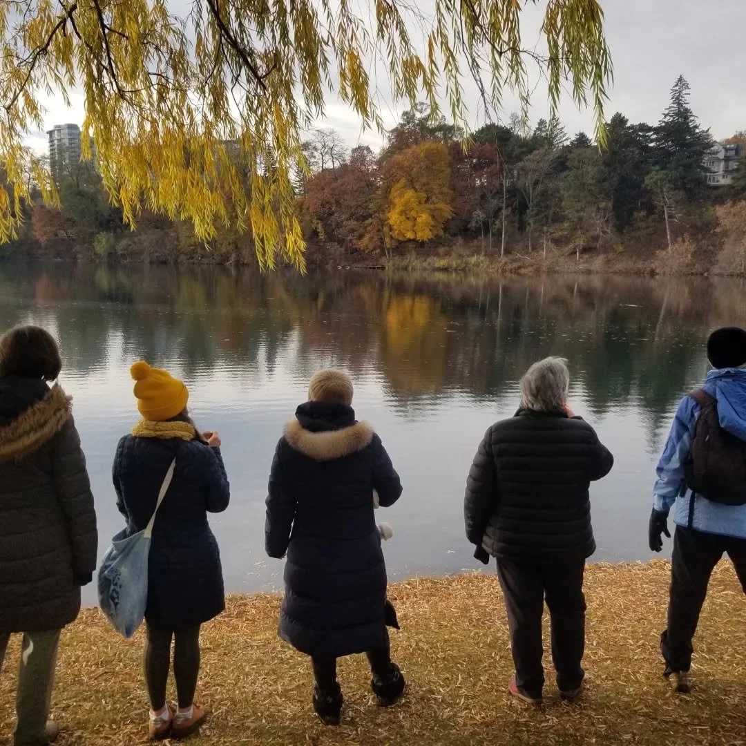 Hats, coats, crisp air&hellip; still plenty of autumn.

Mindful Mornings in High Park continue every Wednesday (8&ndash;9 am).
Try forest bathing for free on November 26 as part of Talk to a Stranger Week @genwellproject @nftc.sinc.
Let&rsquo;s conne