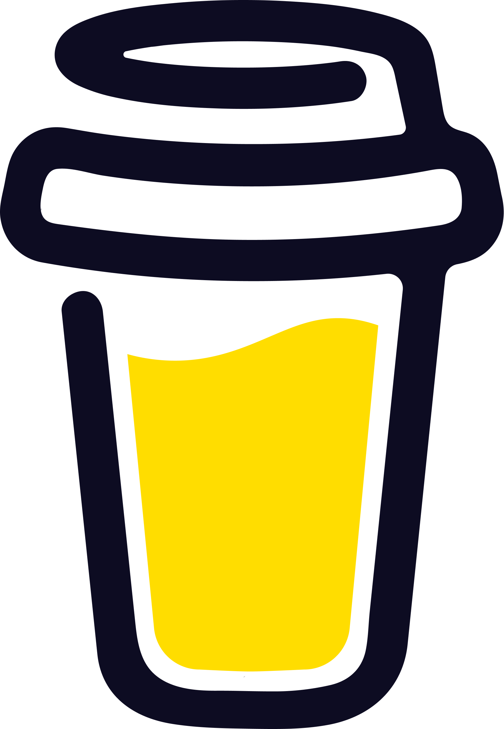 Yellow coffee mug logo linking to Emma Rooney’s Buy Me a Coffee page to support the Forest Bathing Studio.