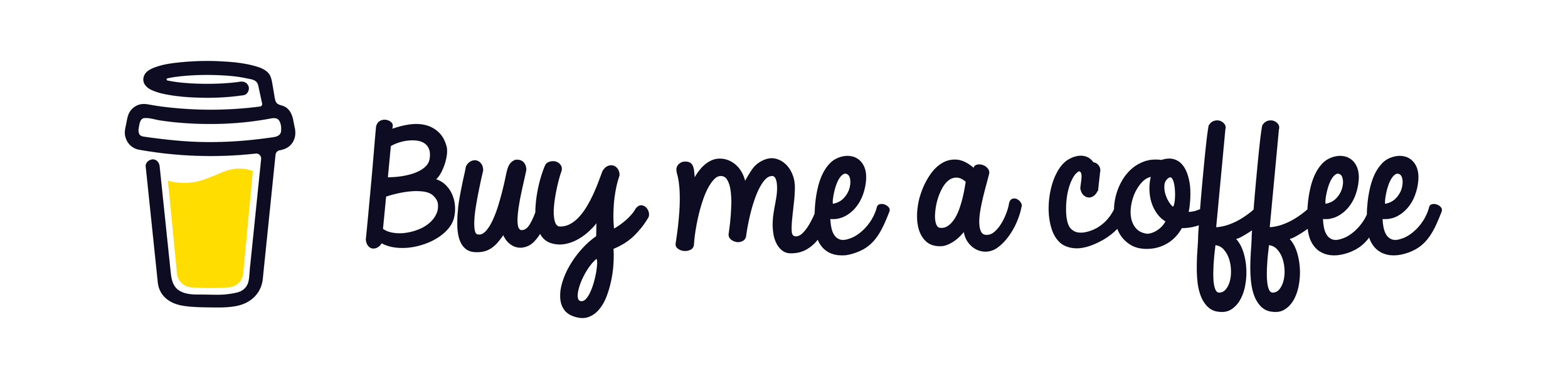 Buy Me a Coffee logo with a yellow coffee mug and the words "Buy Me a Coffee.”