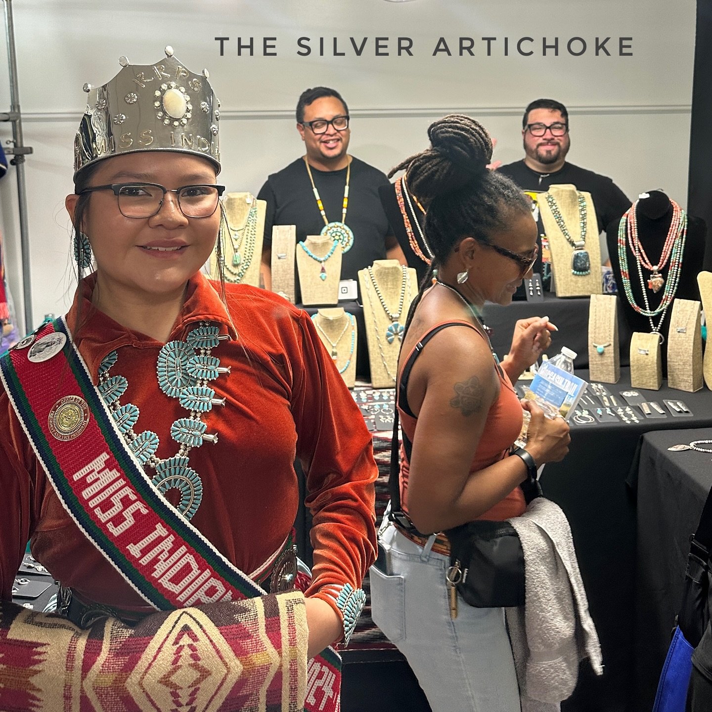 Find us @gatheringofnations POWWOW today &amp; Saturday.

Brick &amp; mortar store, The Silver Artichoke in old town Albuquerque closed this weekend ✨