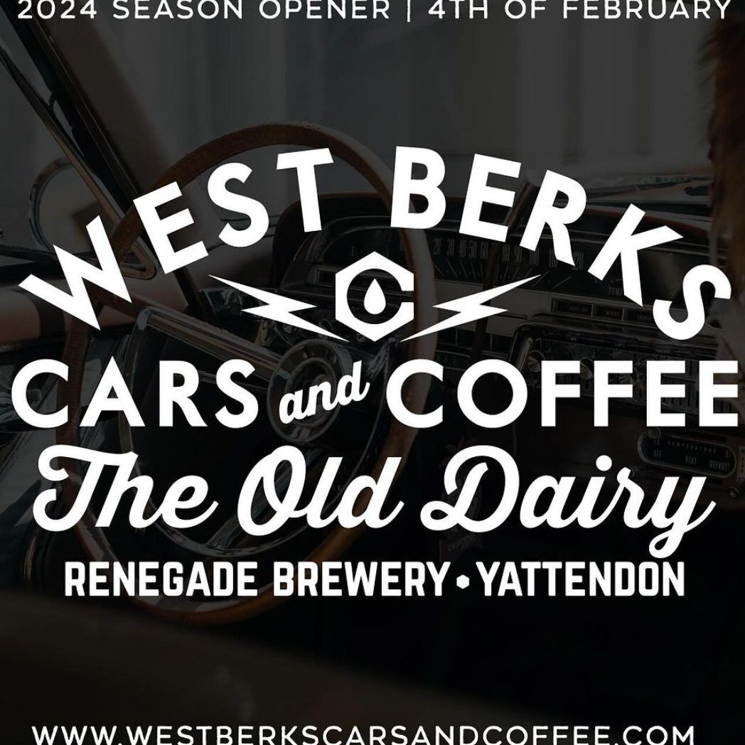 Our first event of 2024 is this Sunday - the West Berks Cars &amp; Coffee which is meeting at Renegade Brewery in Yattendon.

We will then be supporting them each month on the 1st Sunday.

Tickets always sell out fast but they now offer a membership 