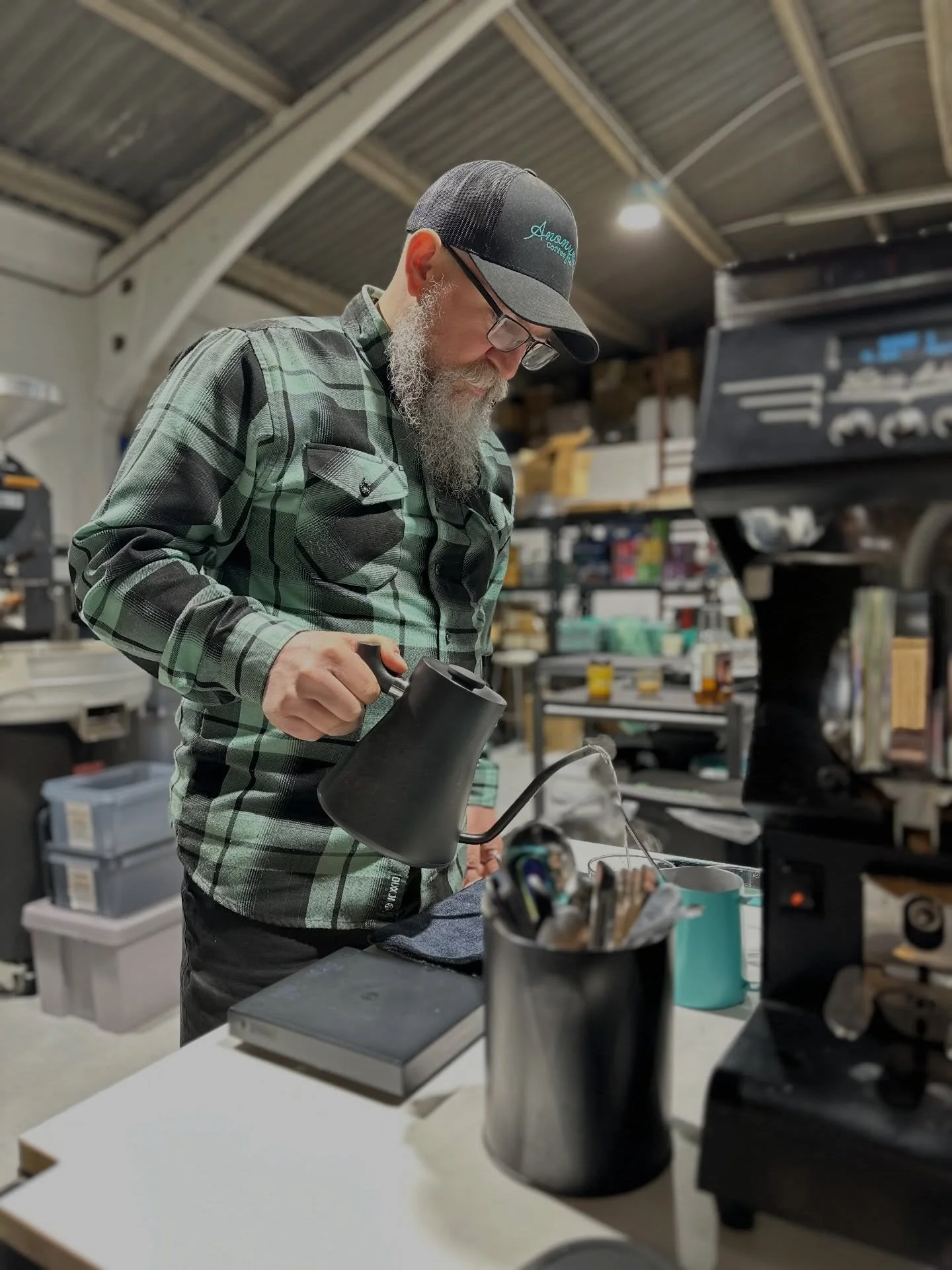 Cupping ☕️Swipe to see some of the process >>>

This is one of the most important parts of what we do.
Cupping is how we taste and compare coffees side by side. It helps us understand what each coffee really tastes like and whether it&rsquo;