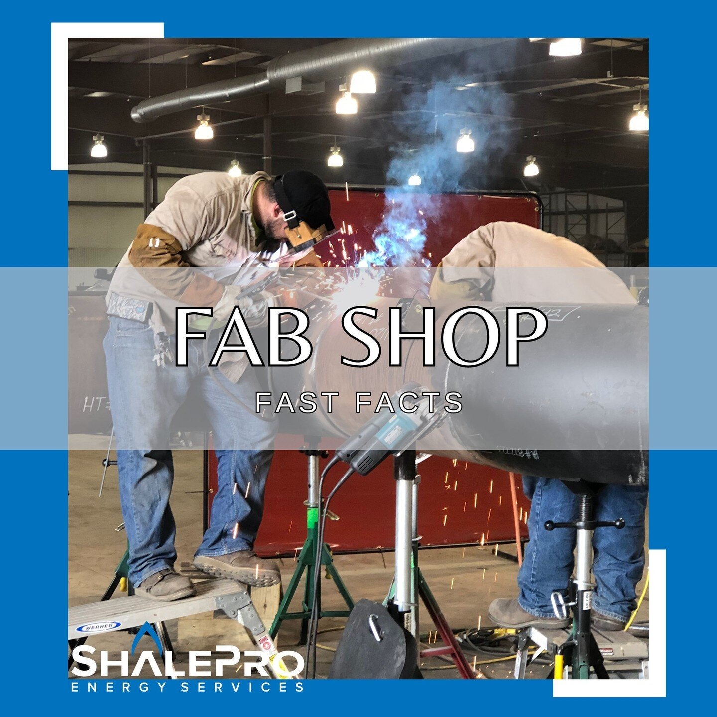 It's #FastFactFriday at ShalePro!

Our Fabrication and Welding Shop in Steubenville is more than 38,000 sq ft and is climate controlled to allow us to work on projects year round!
#GoWithThePro