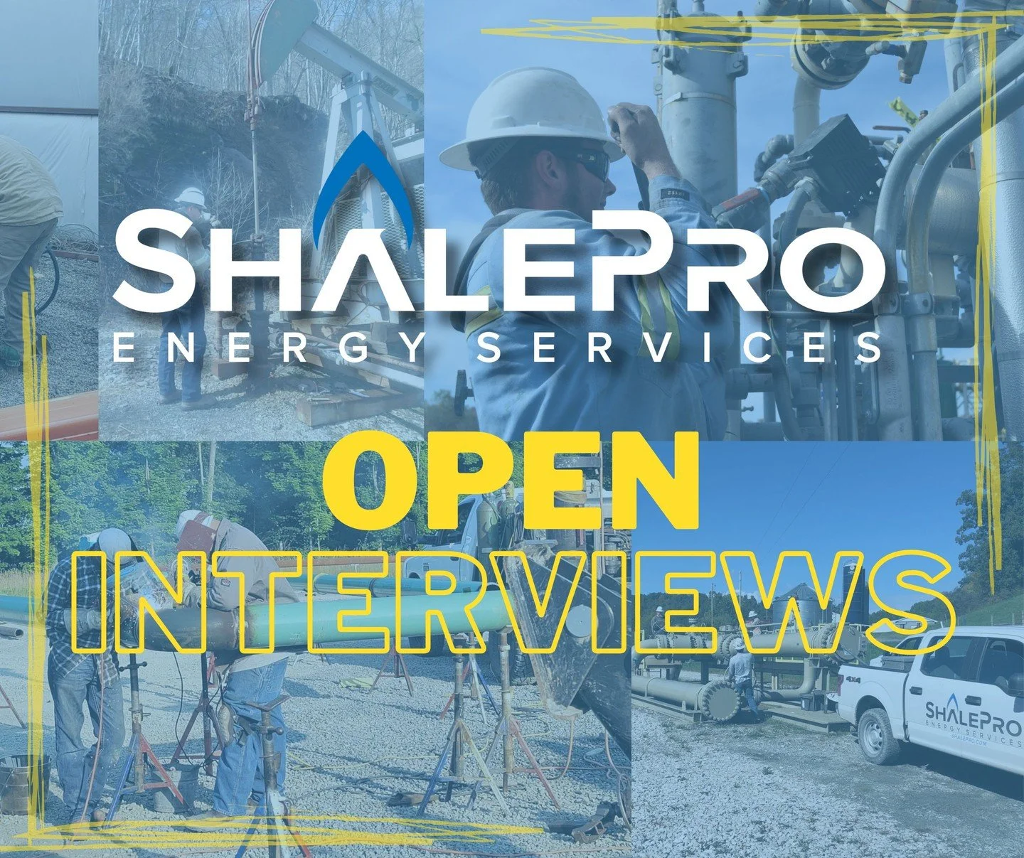 Don't forget! We are have OPEN INTERVIEWS today in Clarksburg!
🔹 Looking for Roustabouts
🔹 Full time positions
🔹 Benefits eligible
🔹 Local work

Stop in from 9am-3pm and be guaranteed an interview!
 📍 17 Lane Drive Clarksburg, WV