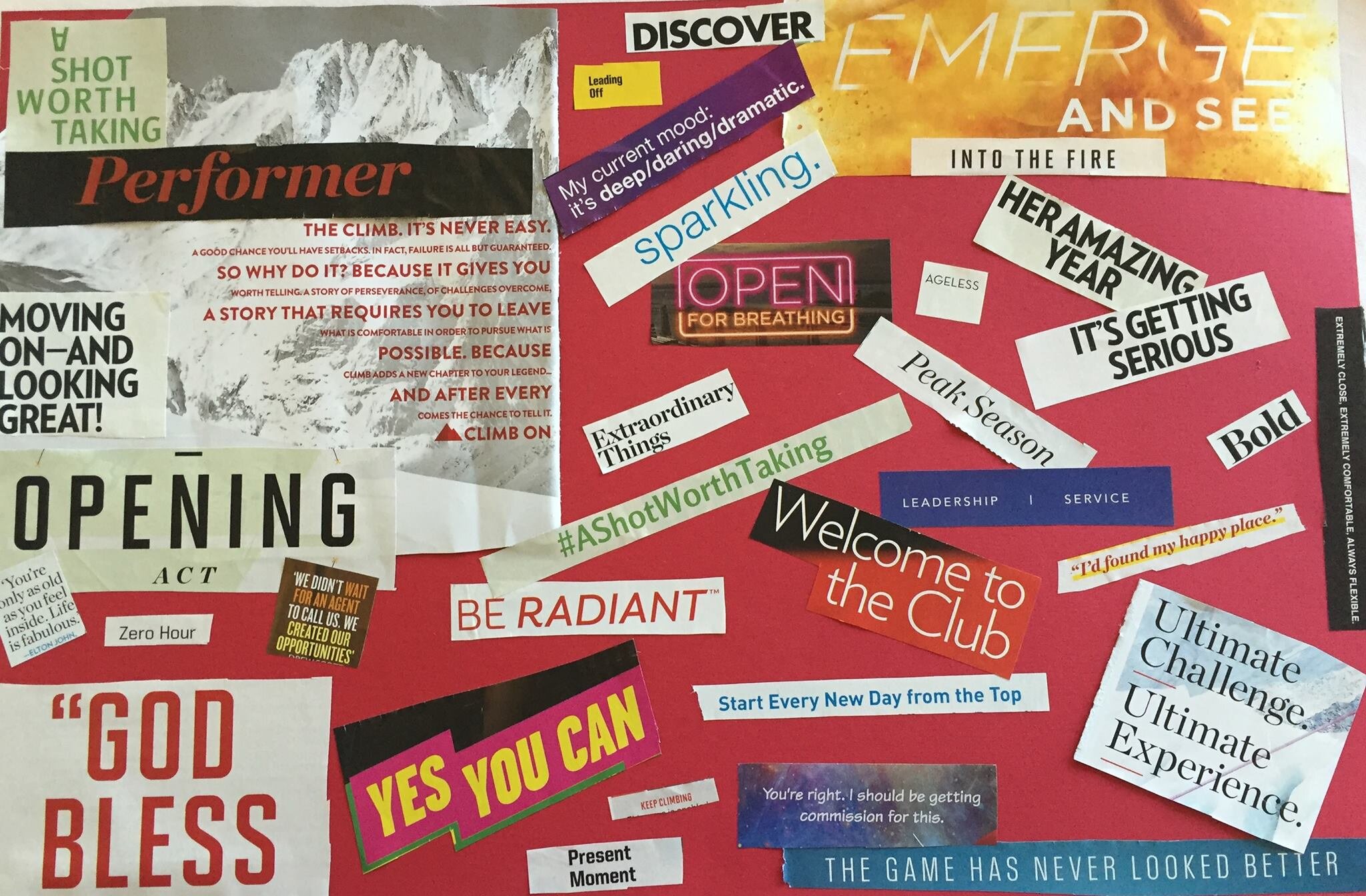 Engage The Law Of Attraction By Creating A Vision Board Empowered Coaching Llc