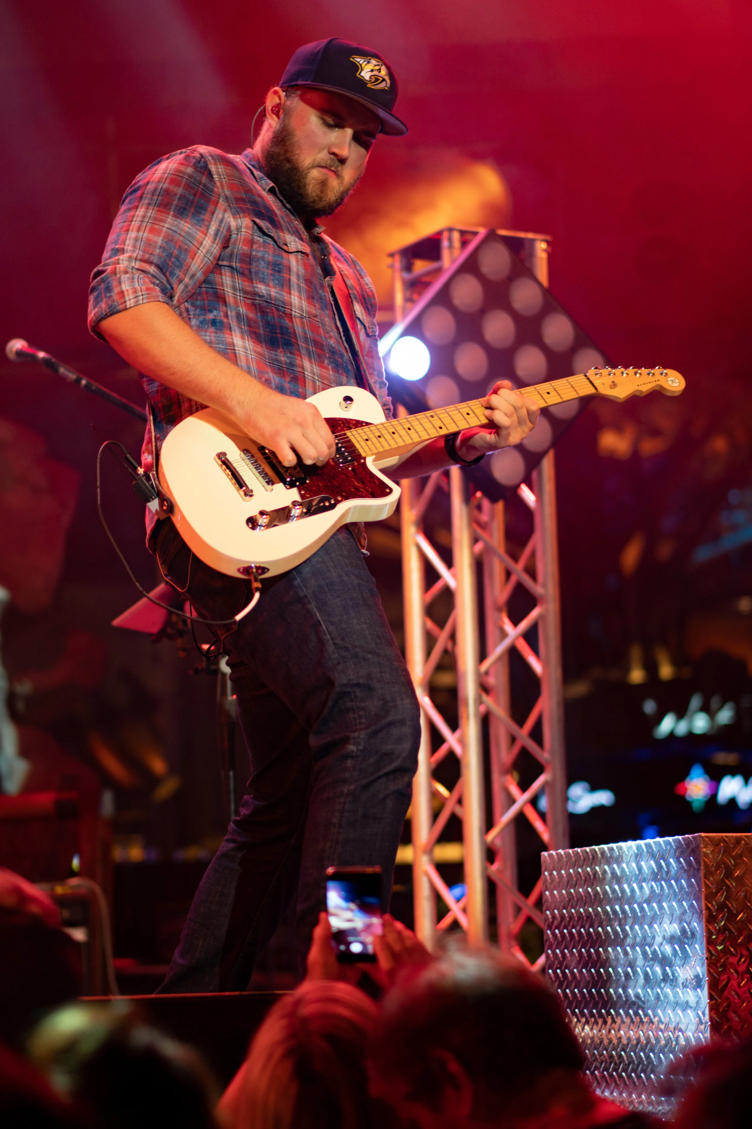 Playing Electric Guitar At Mohegan Sun