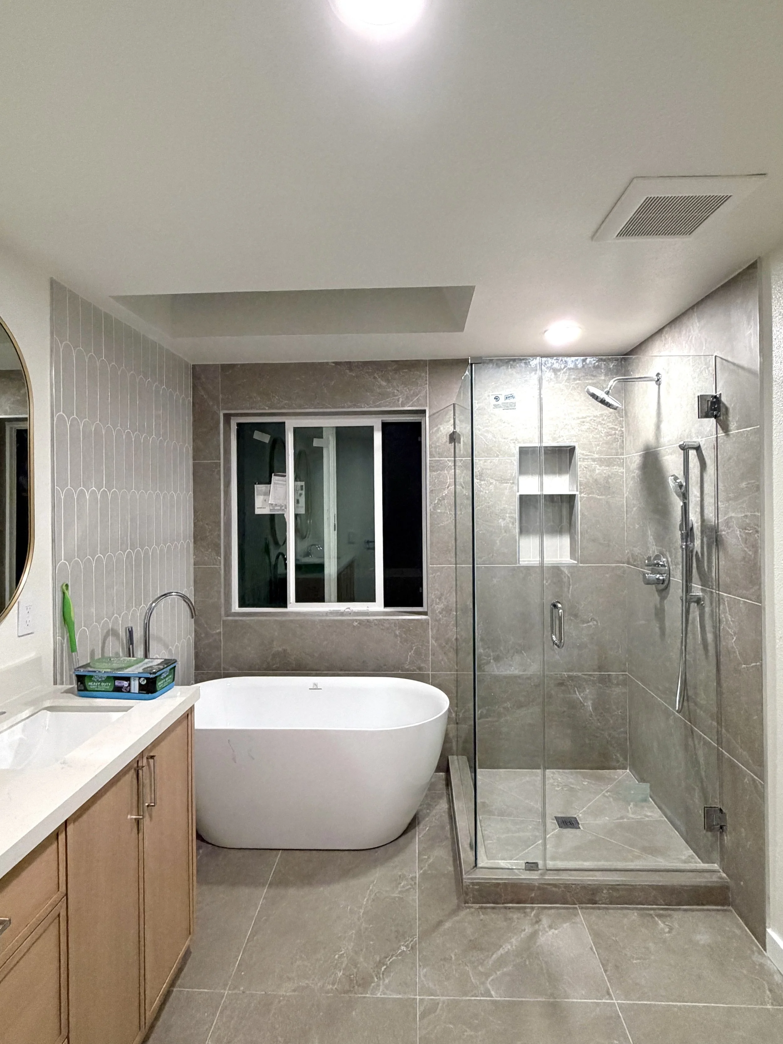 Photos provided by the client after renovation