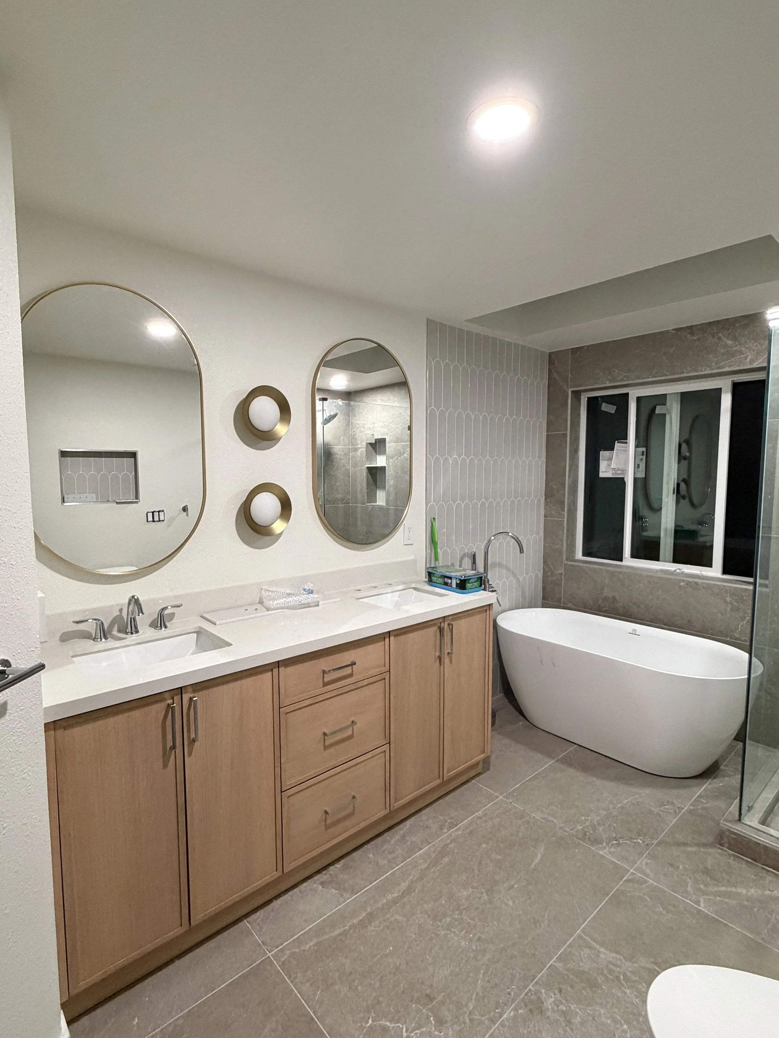 Photos provided by the client after renovation