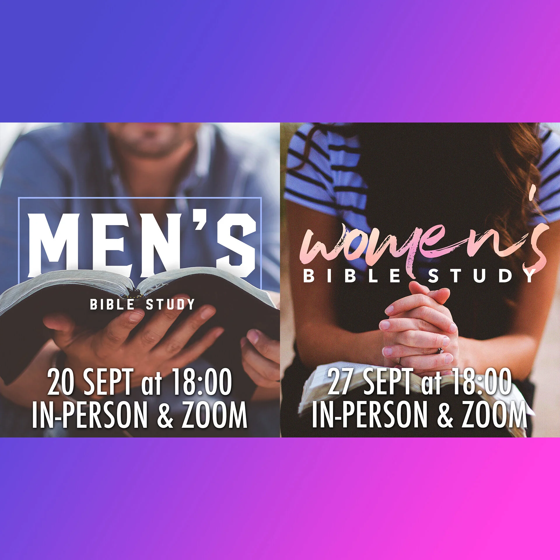 Men's and Women’s Bible Studies