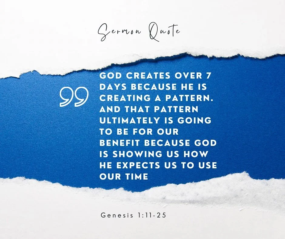 Join us this Sunday as we continue our series on ‘In the beginning...’ or catch up on previous sermons on our YouTube channel.