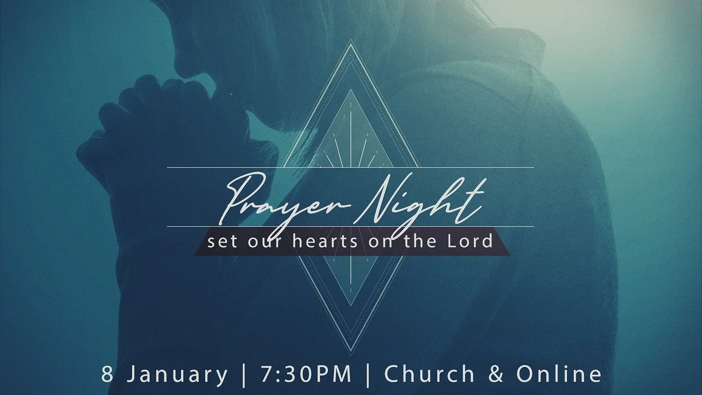Our first prayer night is happening today!

We will be gathering both in person and online to pray intentionally together! 

Send in your prayer requests by 4pm &amp; see you then! 🤗