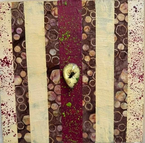 Symbiosis 2 
Encaustic mixed media, 8"x10"
