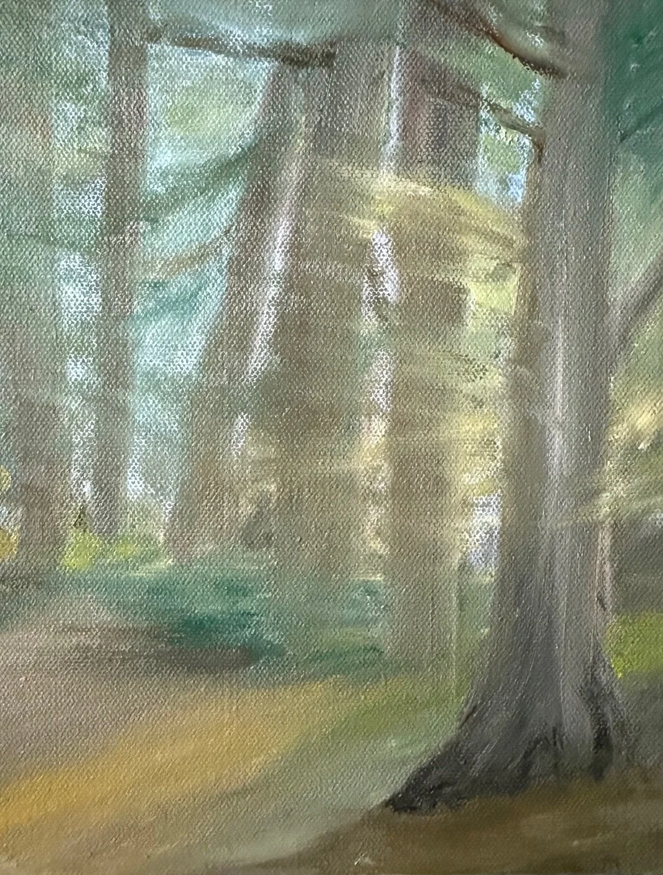 Lean Into
 Oil on 8”x10” canvas