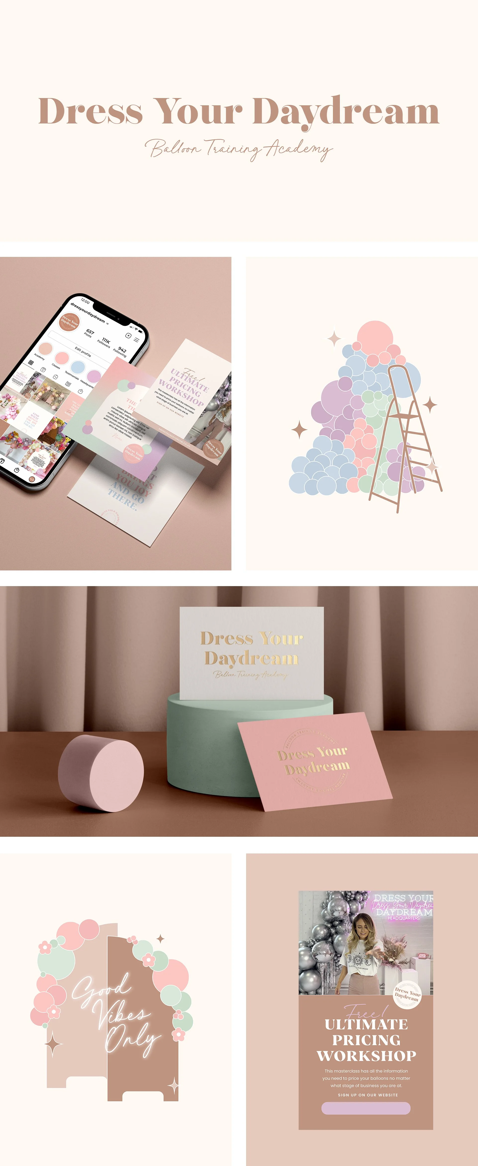 Branding ─ Dress Your Daydream — Lorna Collins Design Fashion