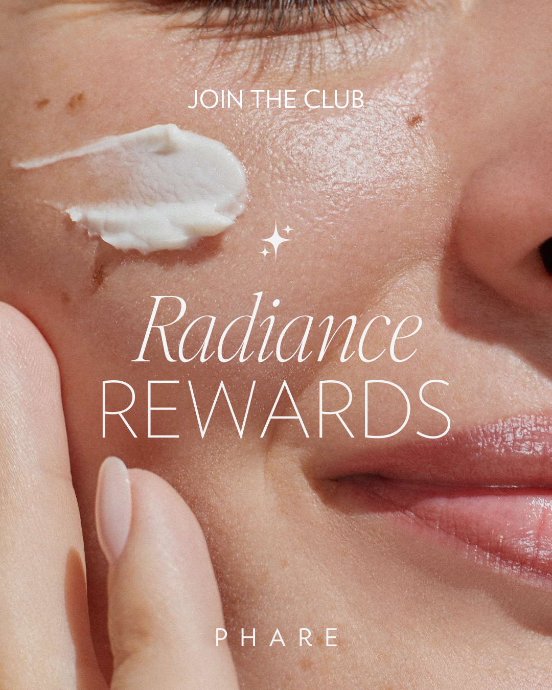 Phare skincare Radiance Rewards social media graphics by Lorna Ami Studio