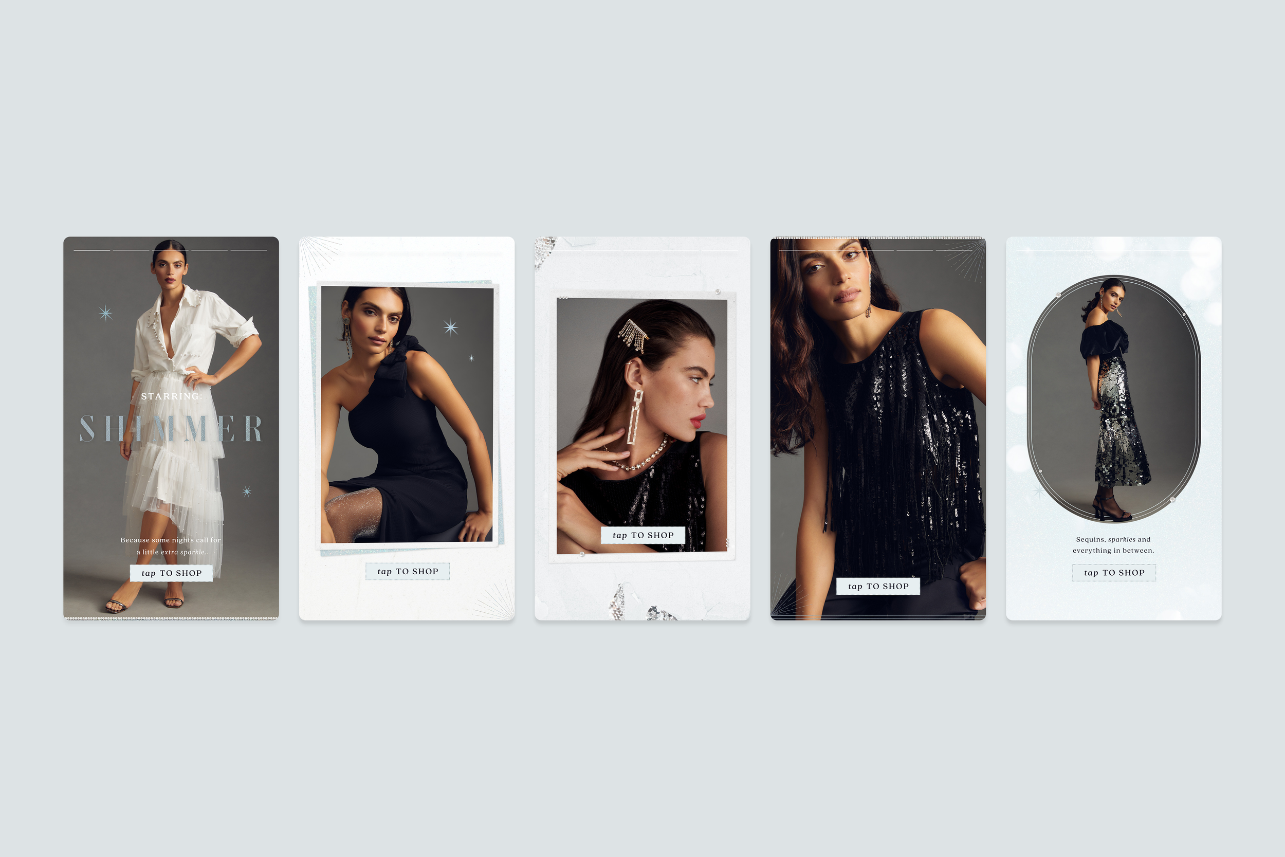 Anthropologie EU social story design by Lorna Ami Studio