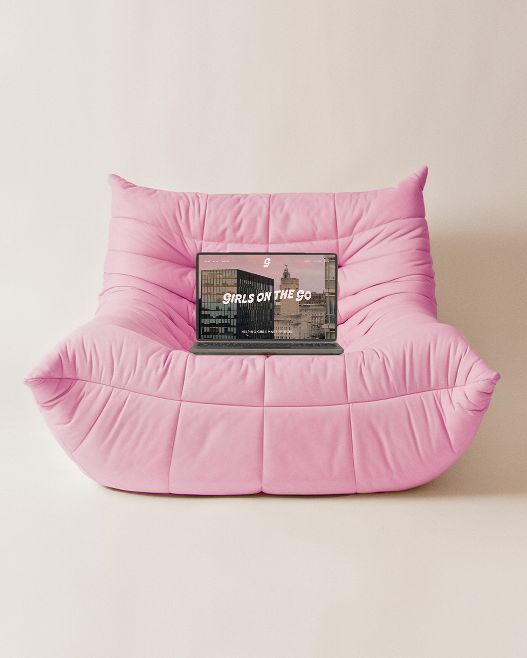 Girls On The Go Brand Identity Design | Feminine Community Branding – Lorna Ami Studio