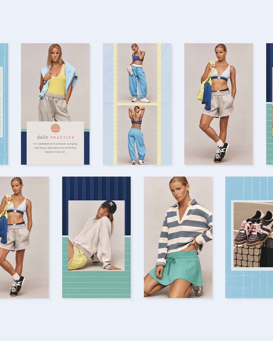 Anthropologie EU social media graphics and digital assets designed by Lorna Ami Studio