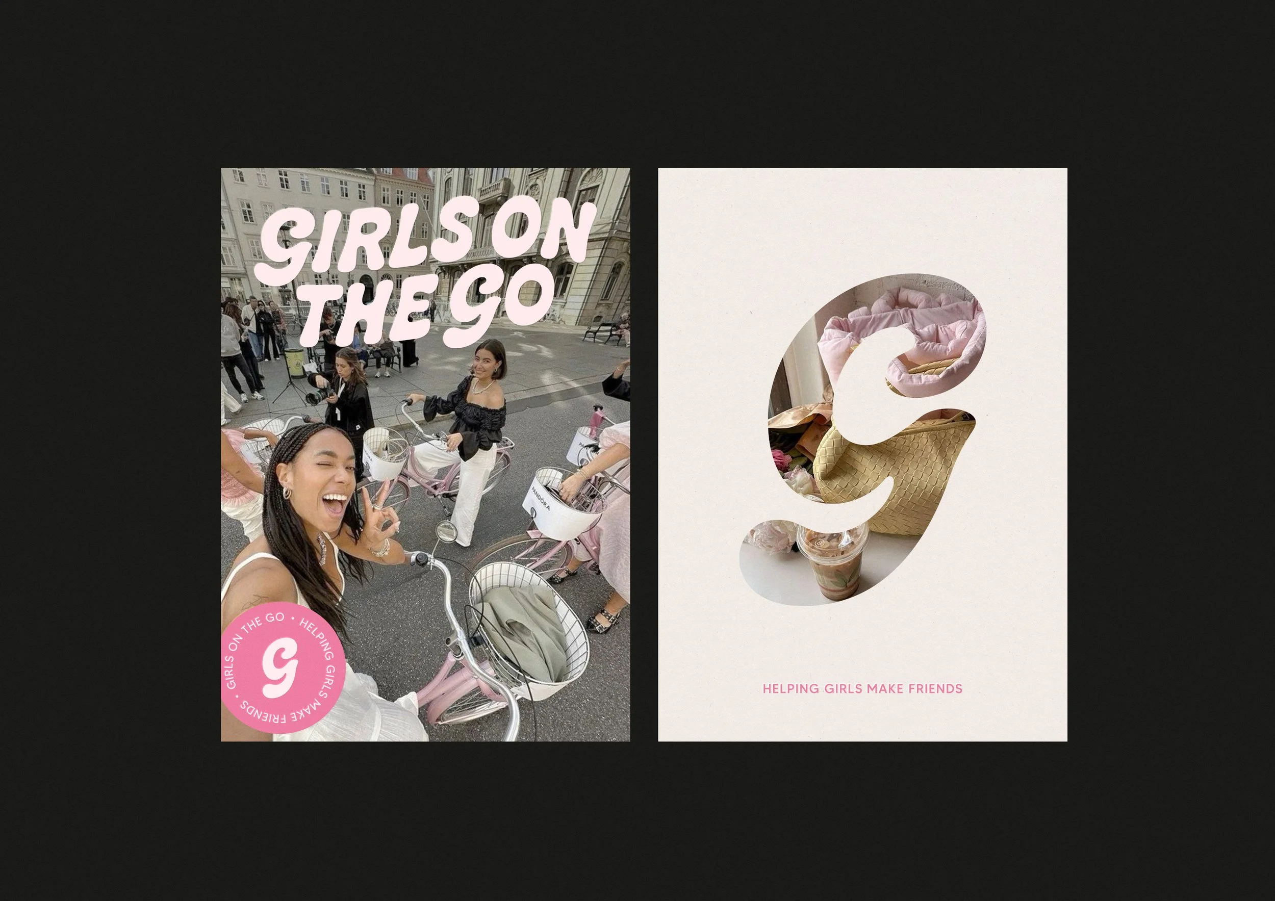 Girls On The Go Brand Identity Design | Feminine Community Branding – Lorna Ami Studio
