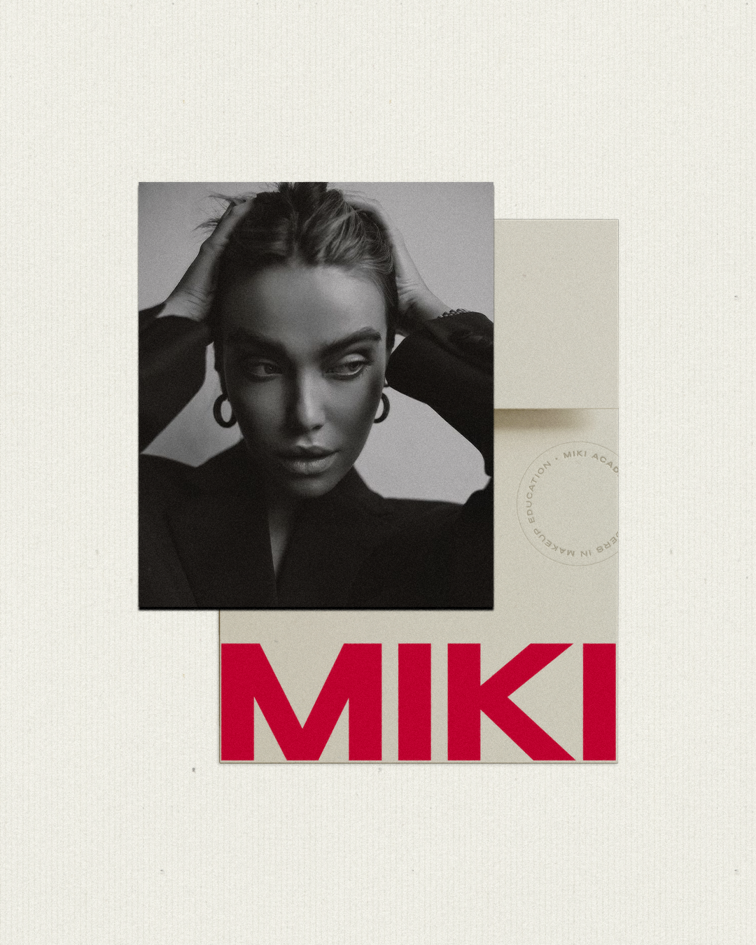 modern beauty brand identity design for MIKI