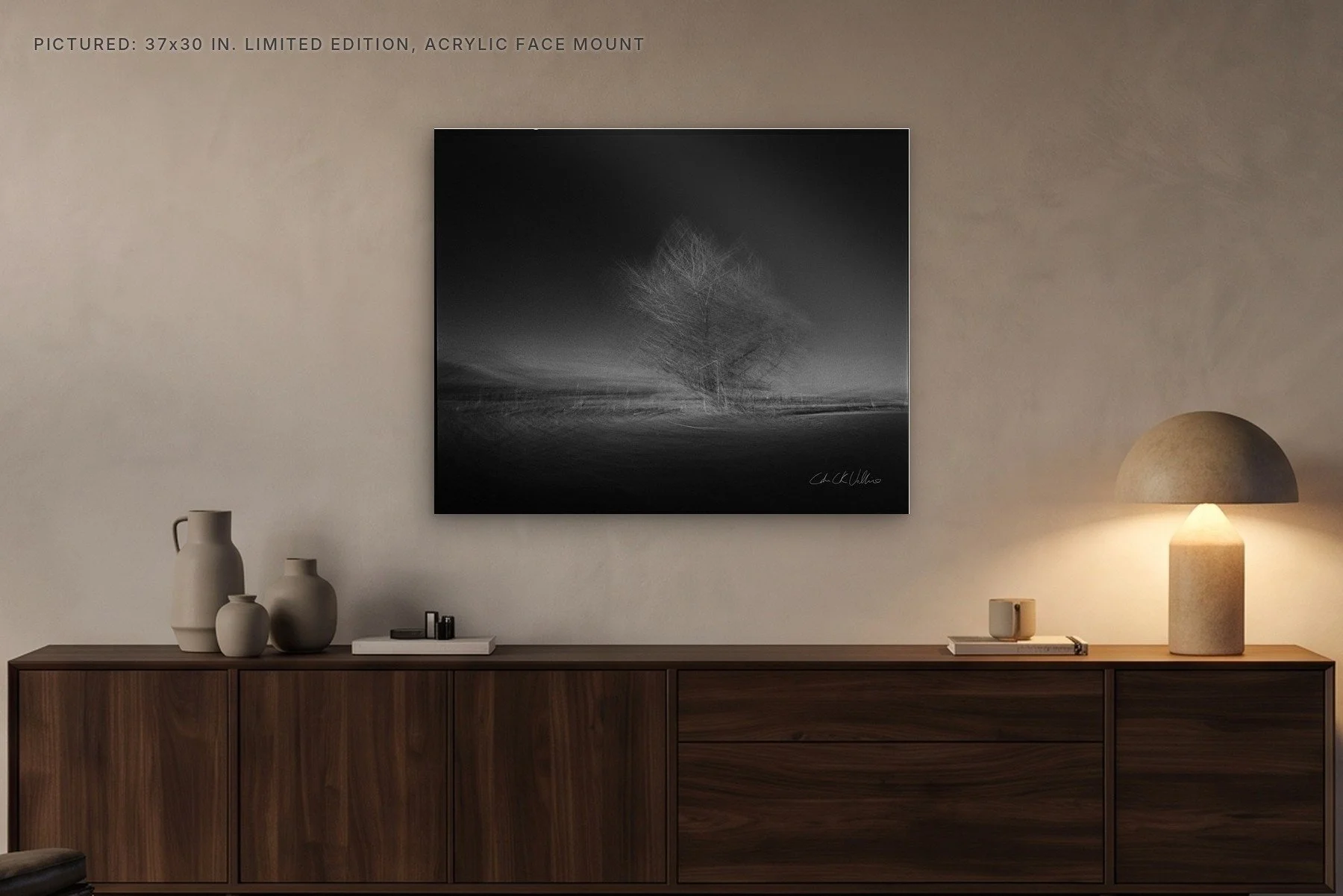 Infrared 011 Wide Clean Burning - 37x30 acrylic face mount in the evening.jpg
