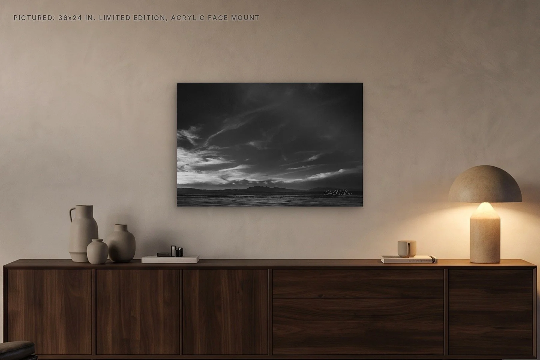 Sea of Land Nevada - 36x24 acrylic face mount in the evening.jpg