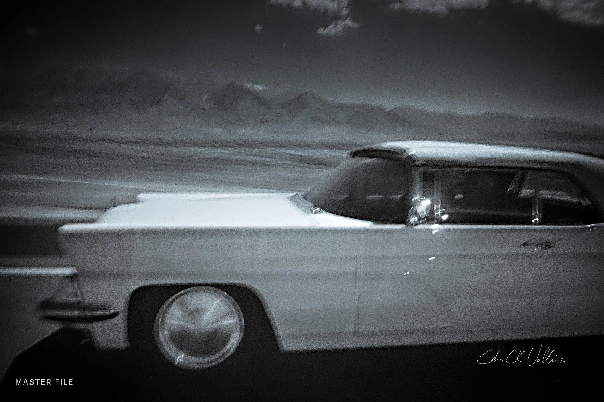 Lincvolt Nearing Lightspeed Nevada - Spacetime Painting by Adam CK Vollick.jpg