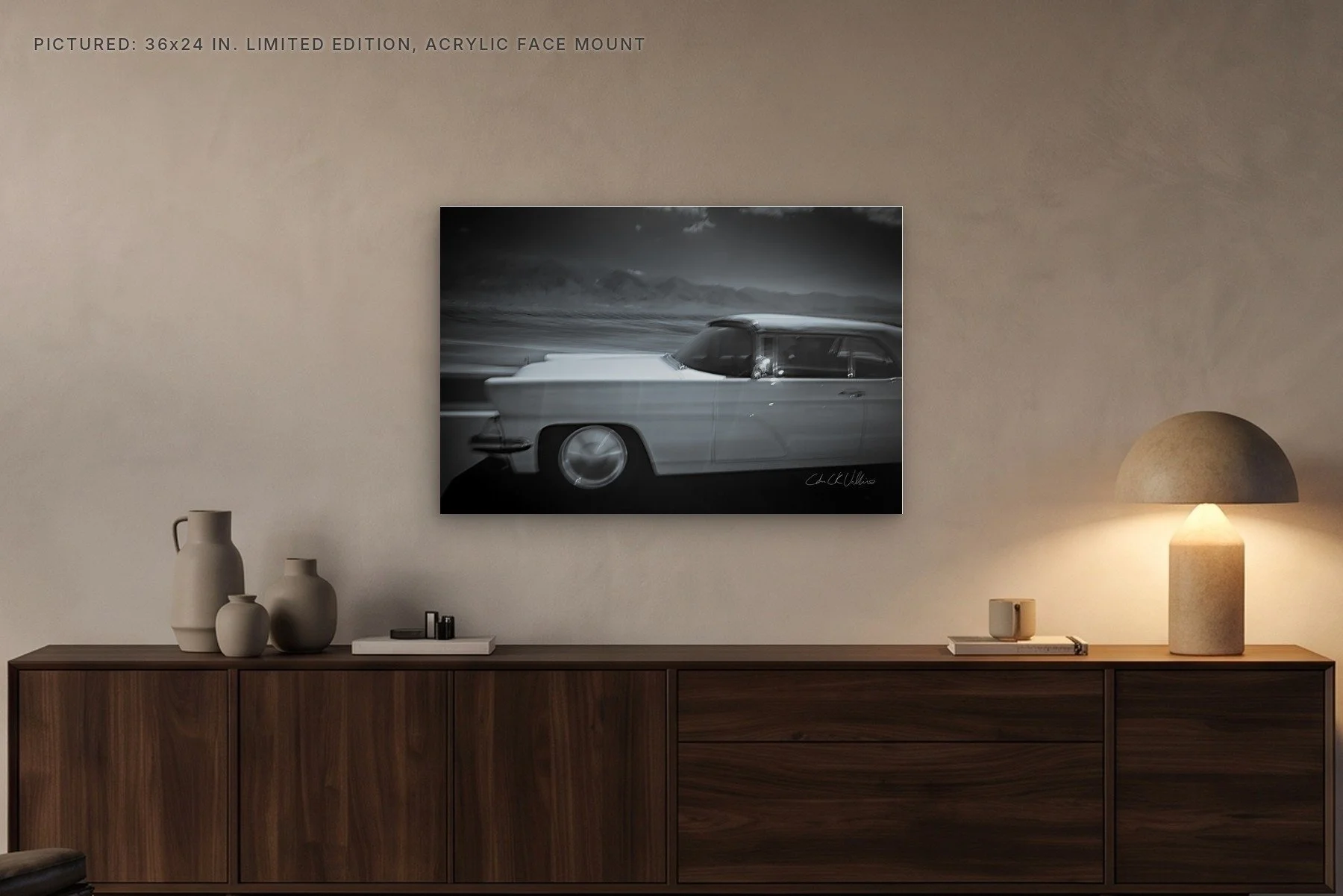 Lincvolt Nearing Lightspeed Nevada - 36x24 acrylic face mount in the evening.jpg