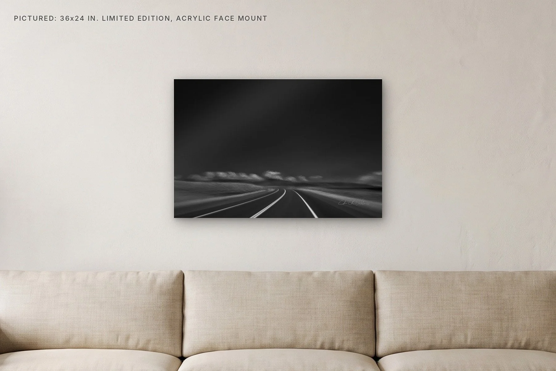 Wave of Constant Change - 36x24 acrylic face mount in a living room.jpg