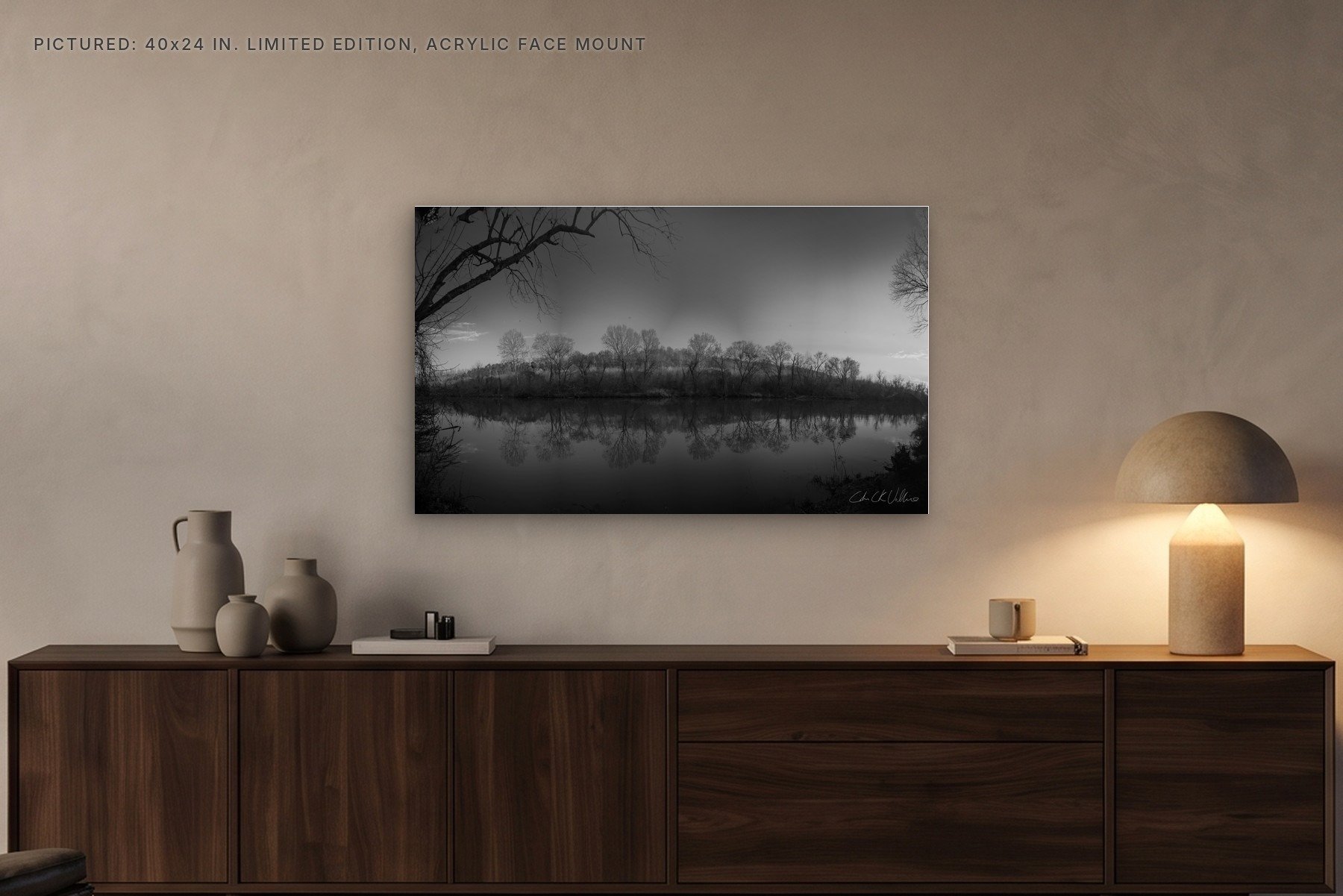 Harpeth River Canoe Drop-In - 40x24 acrylic face mount in the evening.jpg