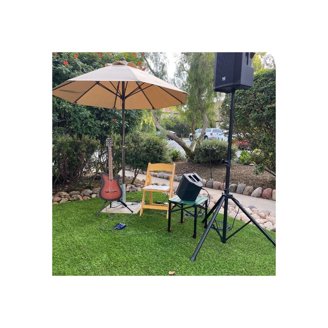 Every performance begins with a moment of calm — the soundcheck, the setup, the anticipation.
From quiet gardens to elegant celebrations, every space becomes alive with the sound of Spanish guitar. 🌿🎸
✨ Bringing soulful, live music that set