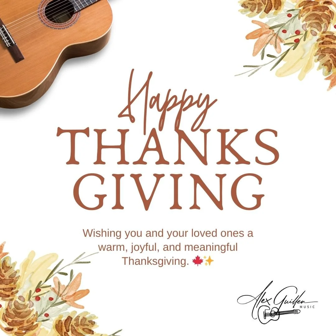 🎸✨ Happy Thanksgiving, everyone!

Today, I&rsquo;m grateful for every couple, every client, every planner, every venue, and every person who has supported my music this year.
Your weddings, your celebrations, your stories &mdash; you&rsquo;ve allowe