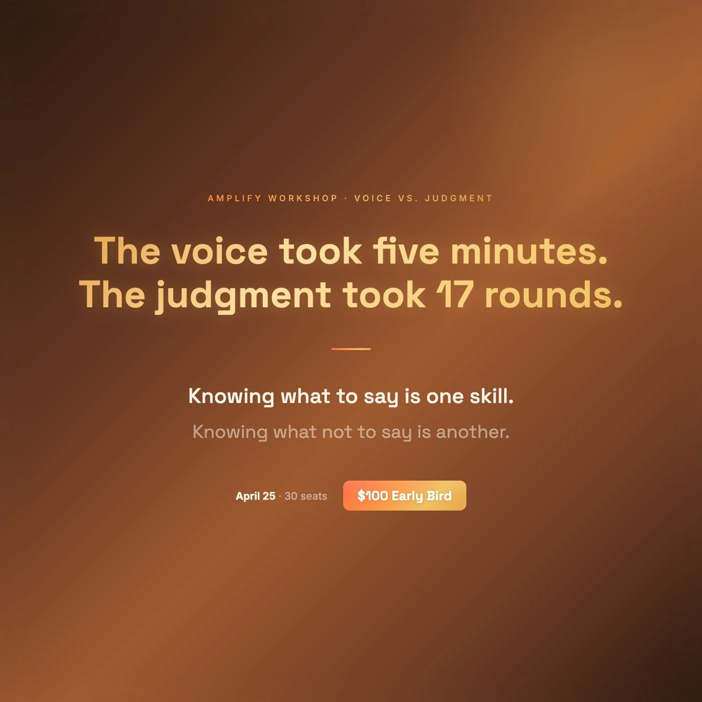 I taught an AI tool to write in my voice this week. It nailed the tone on the first try.

Then it wrote a response that was technically correct but completely wrong for the situation. Too long for someone who needed a quick answer. Too casual for som